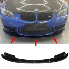 Lèvre Lame Noir Brillant Jupe Pare-Choc Avant Pour BMW E90 E91 E92 E93 M3