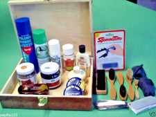 Coffret cuir cirage - cuir,