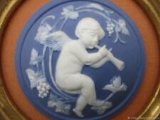 Bas-relief miniature ancien mural Angelot putti Wedgwood