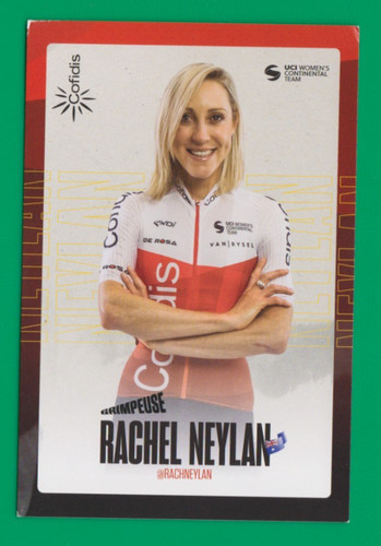 Cyclisme carte cycliste rachel - cycliste,