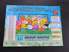calendrier  Les   SHADOKS     coupe  du  monde foot   1998