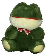 Doudou Peluche Grenouille Verte Nicotoy 18 cm