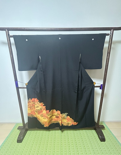 Kimono japonais kurotomesode - japonais,