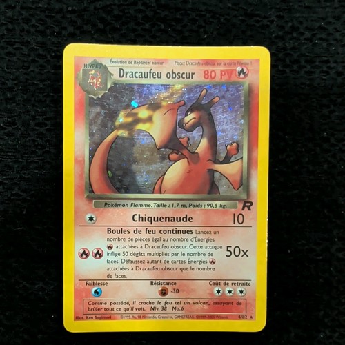 Dracaufeu obscur holo - obscur,