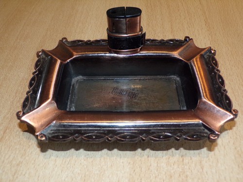 Vintage cendrier métal