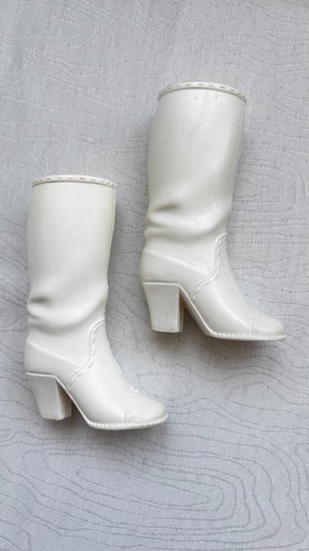 Paire bottes blanches pour - de,