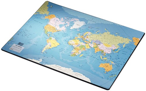 Carte monde multicolore - carte,