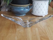 Ancienne coupe à fruits centre de table en cristal dit Girafe Vannes le Châtel