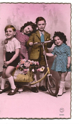 Ancienne carte postale enfants - ancienne,