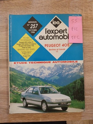Revue technique peugeot 405 - revue,