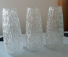 3 Tulipes Ancienne en verre