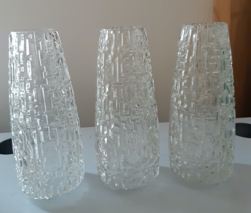 Tulipes ancienne verre - 3,