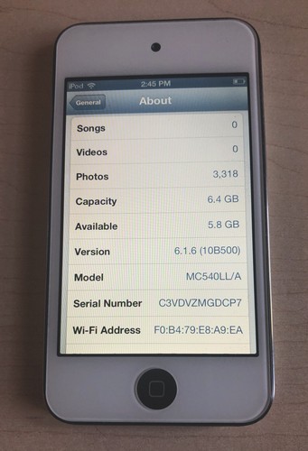 Apple ipod touch 4th - ipod,