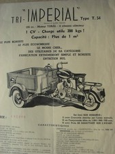 TERROT IMPERIAL triporteur prospectus