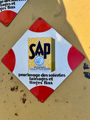 Ancienne plaque émaillée