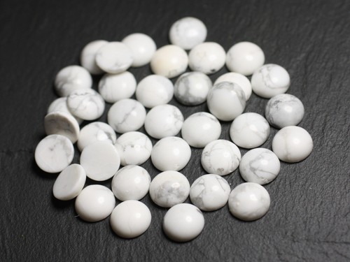 1pc cabochon pierre howlite - 1pc,