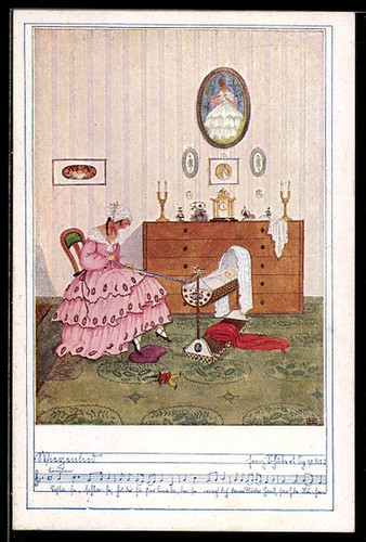 Carte postale artiste mela - carte, d'artiste