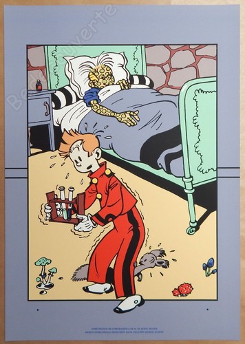 Sérigraphie franquin spirou - sérigraphie,