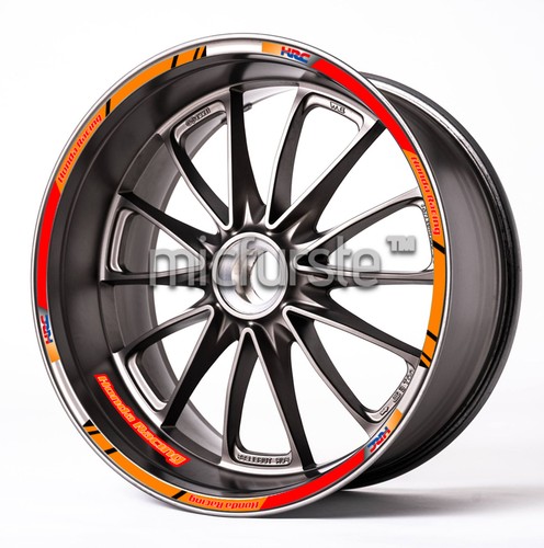 Honda racing orange wheel - honda,