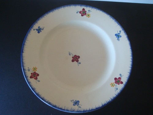 Ancien plat rond service en - ancien,
