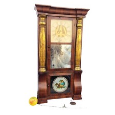 Seth Thomas, Pendule Murale Américaine, XIXème Siècle