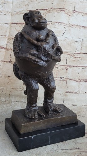 Rare statue bronze singe - rare, en