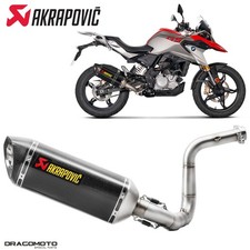 Ligne complete BMW G 310 GS ABS 2017-2024 AKRAPOVIC Carbone RC S-B3R1-RC/1