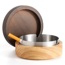 Cendrier en bois avec