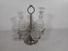 Service à condiments - Bon état - Vintage - Verre