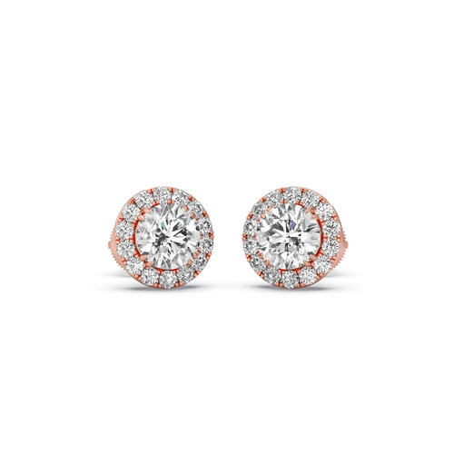 Boucles oreilles or rose - boucles,