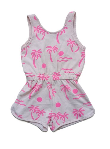 Combishort rose palmier