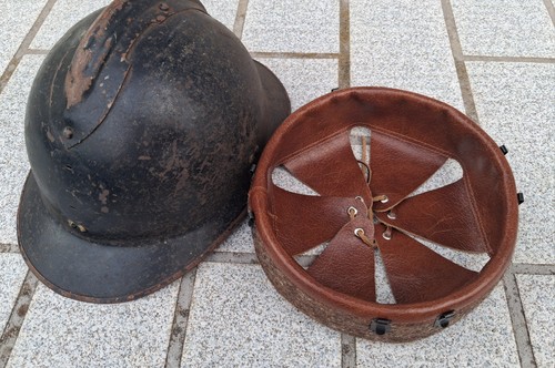 Ww2 coiffe intérieur cuir - d'intérieur,