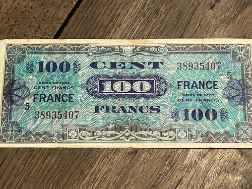 Billet 100 francs - de, ,