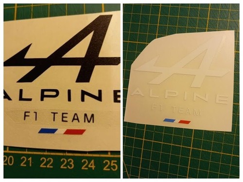 Autocollant alpine team en - autocollant,