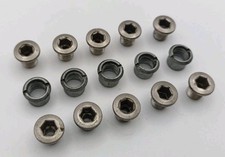 Lot De Vis Plateau Campagnolo Mirage Vélo  Vintage Route Italie 1990 Bolts 