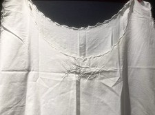 ancienne chemise de nuit Brodée coton