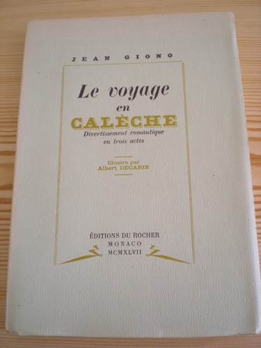 Jean giono voyage en - le,