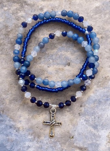 Collier stavros blue - « stavros,