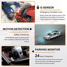 2.2 inch Voiture DVR Dash