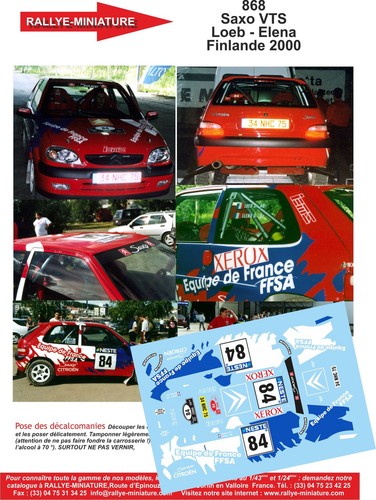 Decals ref 0868 - decals, citroen