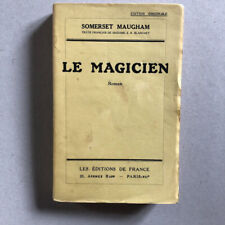 Somerset Maugham — Le Magicien — trad. Blanchet — é.o. numérotée / Alfa — 1938.