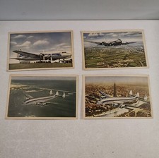 4 Cartes Postales Anciennes Air France Aviation