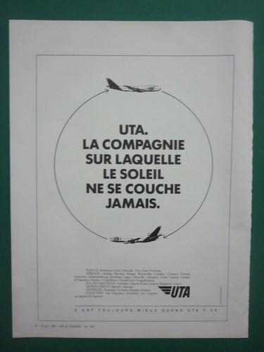1987 pub compagnie aerienne - compagnie,
