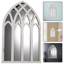  Décoration Autocollant Mural Miroir De Fenêtre Cintrée Arqué Décoratif