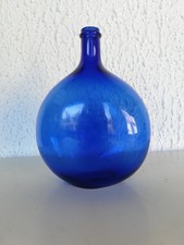 Ancienne Bouteille Basquaise Bleu Cobalt