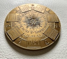 Superbe Médaille Calendrier