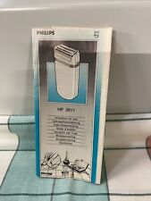 Ancienne Notice Rasoir Philips