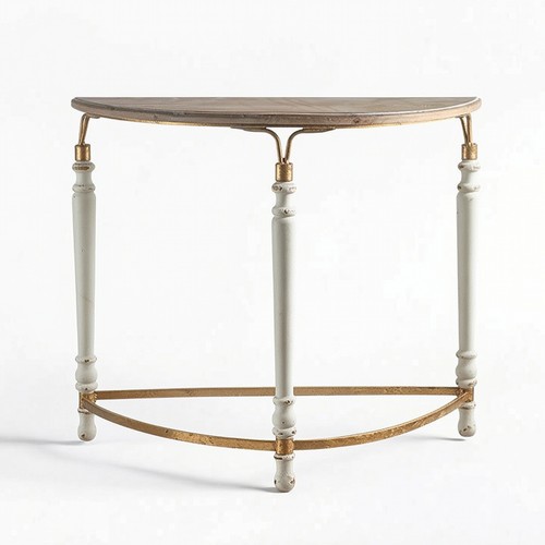 Console demi lune - demi-lune, Étroite