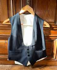 Ancien gilet de smocking  époque 1920
