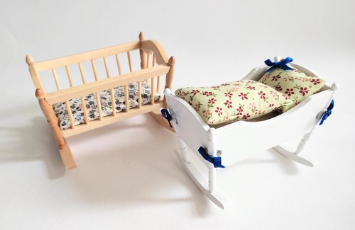 Berceau miniature bois - miniature, en